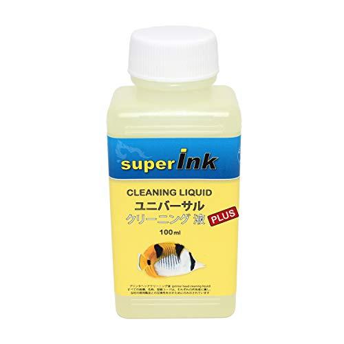 100ml クリーニング液 PLUS - superInk ユニバーサル 洗浄液 インクジェットプリントヘッド用 キヤノン エプソン ブラザー HP リコー * 手袋1組 * 10ml注入器 *｜around-store｜02