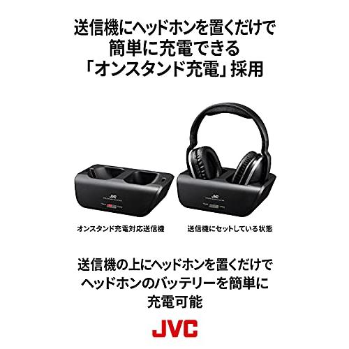 JVCケンウッド ワイヤレスヘッドホンシステム HA-WD100B ブラック｜around-store｜06