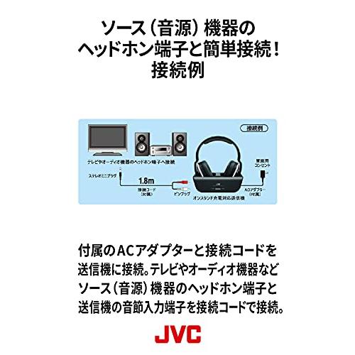 JVCケンウッド ワイヤレスヘッドホンシステム HA-WD100B ブラック｜around-store｜07