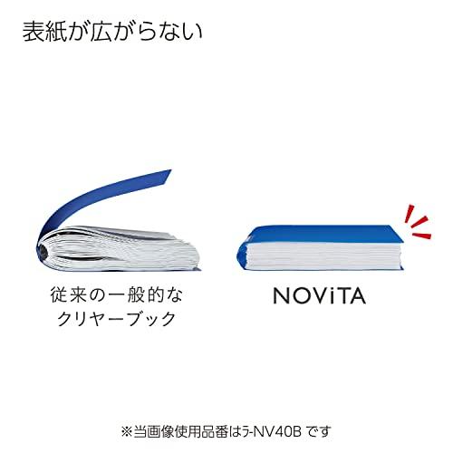 コクヨ(KOKUYO) ファイル クリヤーブック ノビータ 固定式 A4 40枚 透明 ラ-NV40T｜around-store｜05