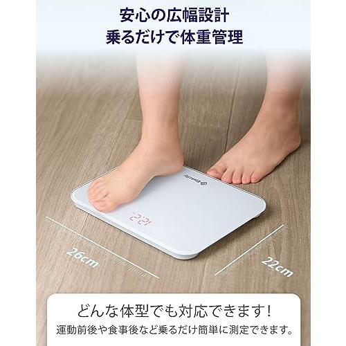 Etekcity 体重計 ヘルスメーター たいじゅうけい電源自動ON/OFF Etekcity 体重計 ヘルスメーター たいじゅうけい電源自動ON/OFF