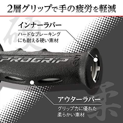 デイトナ(Daytona) PROGRIP(プログリップ) バイク用 グリップ ハンドル径φ22.2用 120mm 耐振ゲル エンド貫通 601タイプ グレー 98028｜around-store｜04