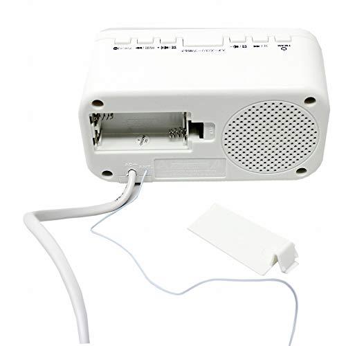 WINTECH AM/FMクロックラジオ CR-X1WL ホワイトLED デュアルアラーム対応｜around-store｜04