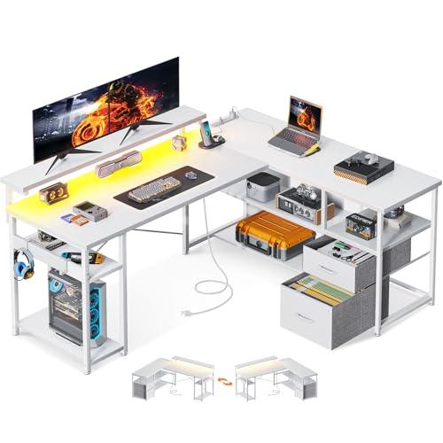 ODK パソコンデスク 引き出し付き ゲーミングデスク コンセント ODK パソコンデスク 引き出し付き ゲーミングデスク コンセント