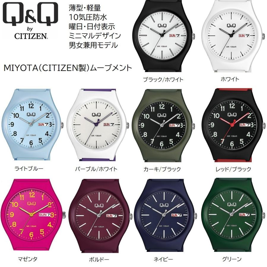 CITIZEN Q&Q シチズン 腕時計 A212 アナログ 曜日 日付 カレンダー チープシチズン メンズ レディース キッズ ユニセックス 仕事 ビジネスウォッチ｜around｜02