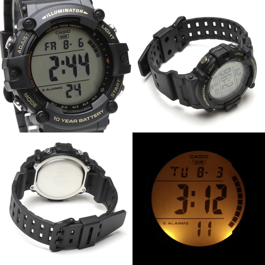 CASIO（カシオ） ワイド液晶 スタンダードデジタル AE-1500WHX 10気圧