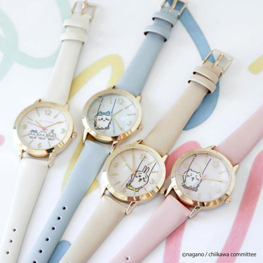 ちいかわ レディース 腕時計 アナログ ウォッチ 革ベルト レザーバンド