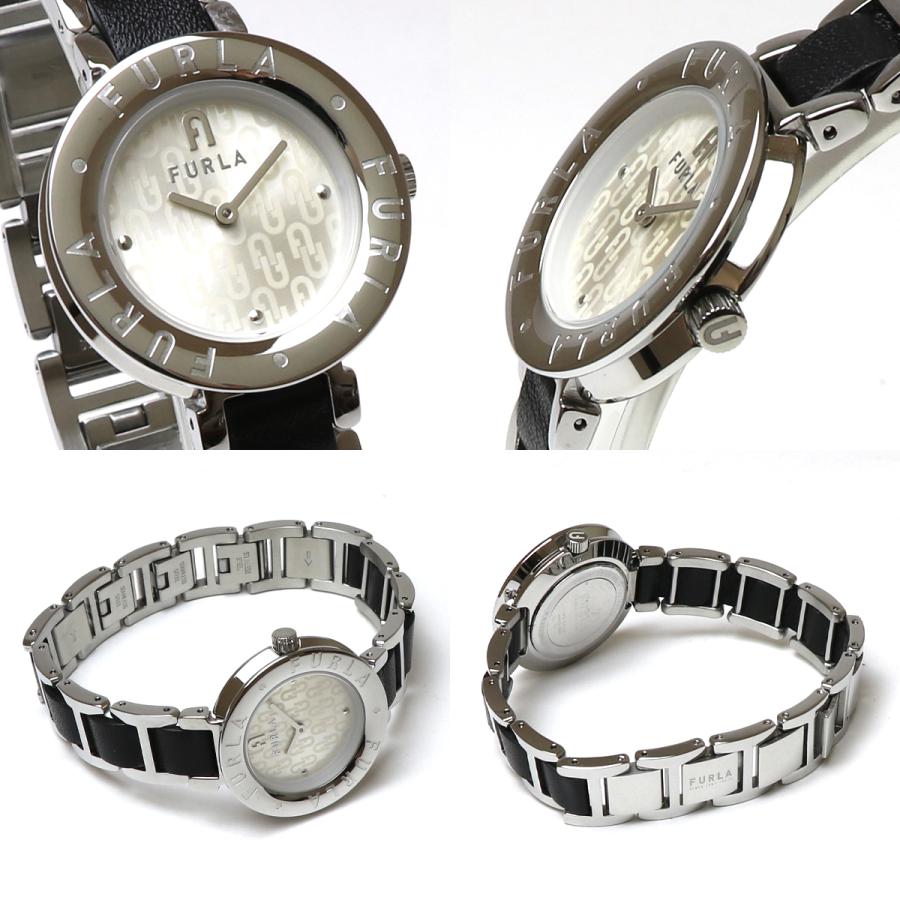 フルラFURLA 腕時計バングルウォッチ黒ブラックシルバーブレスレット FURLA（フルラ） 腕時計 FURLA ESSENTIAL エッセンシャル レディース