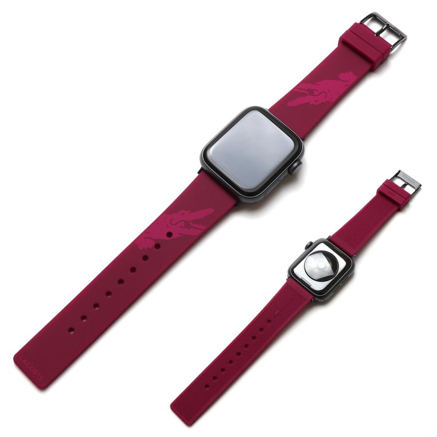 ラコステ　AppleWatch ストラップレザー　ピンク/40mm LACOSTE ラコステ Apple Watch バンド シリコン ラバー 38mm
