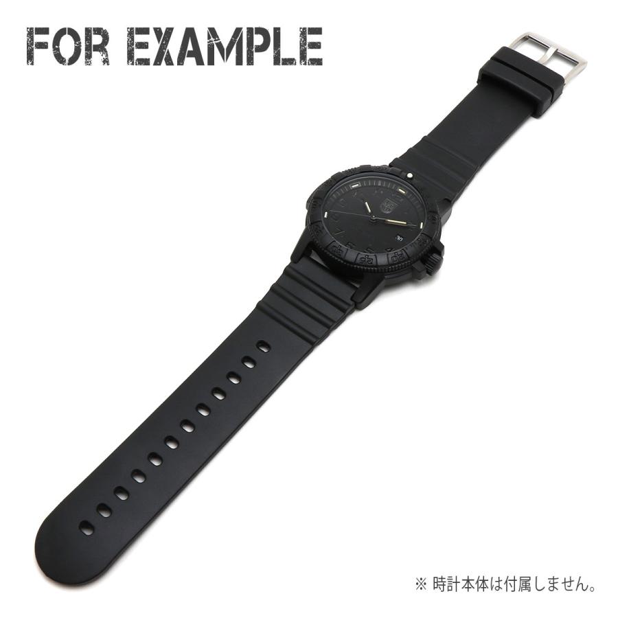 LUMINOX LUMINOX用 当店オリジナル ベルト幅約23mm ラバーベルト LUMINOX LUMINOX用 当店オリジナル ベルト幅約23mm ラバーベルト