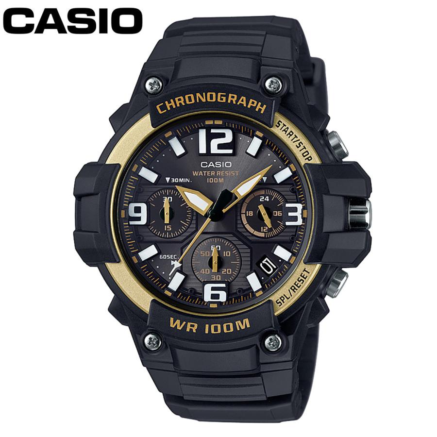 CASIO（カシオ） クロノグラフ メンズ 腕時計 MCW-100H-9A2 ブラック