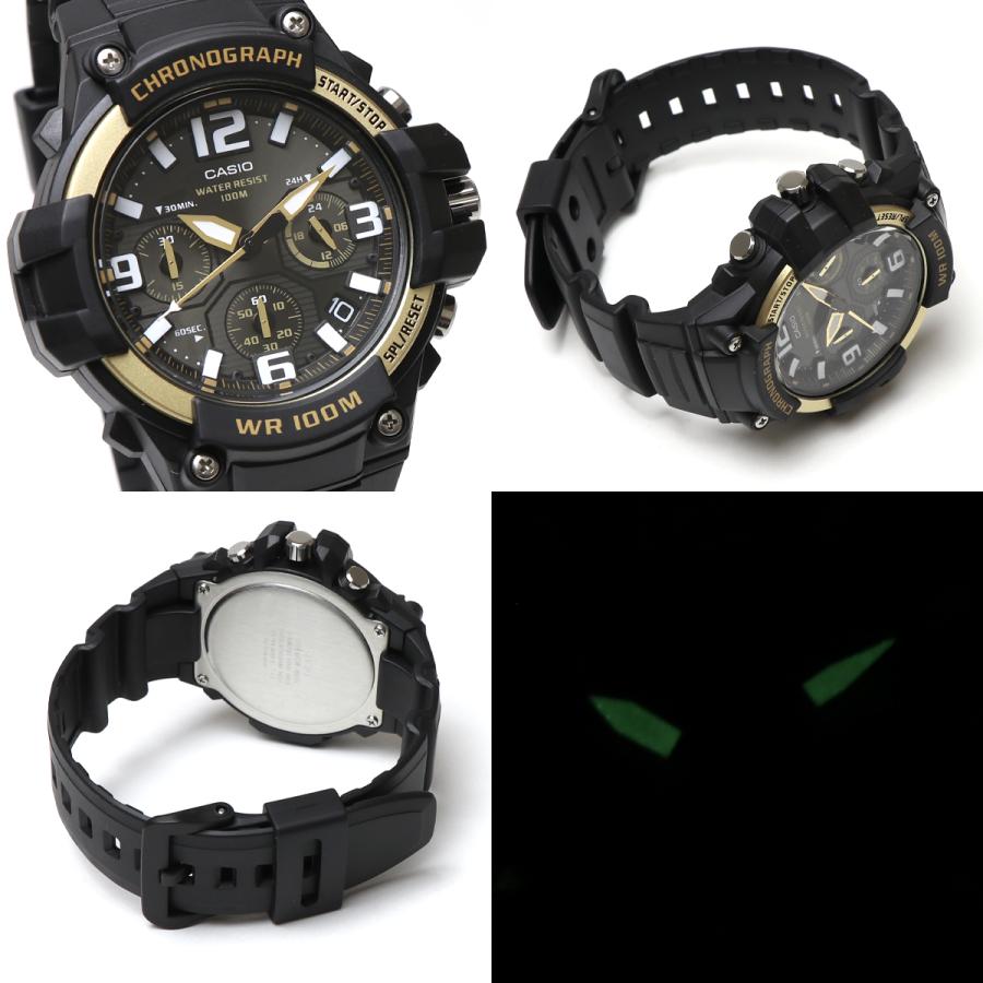 CASIO（カシオ） クロノグラフ メンズ 腕時計 MCW-100H-9A2 ブラック