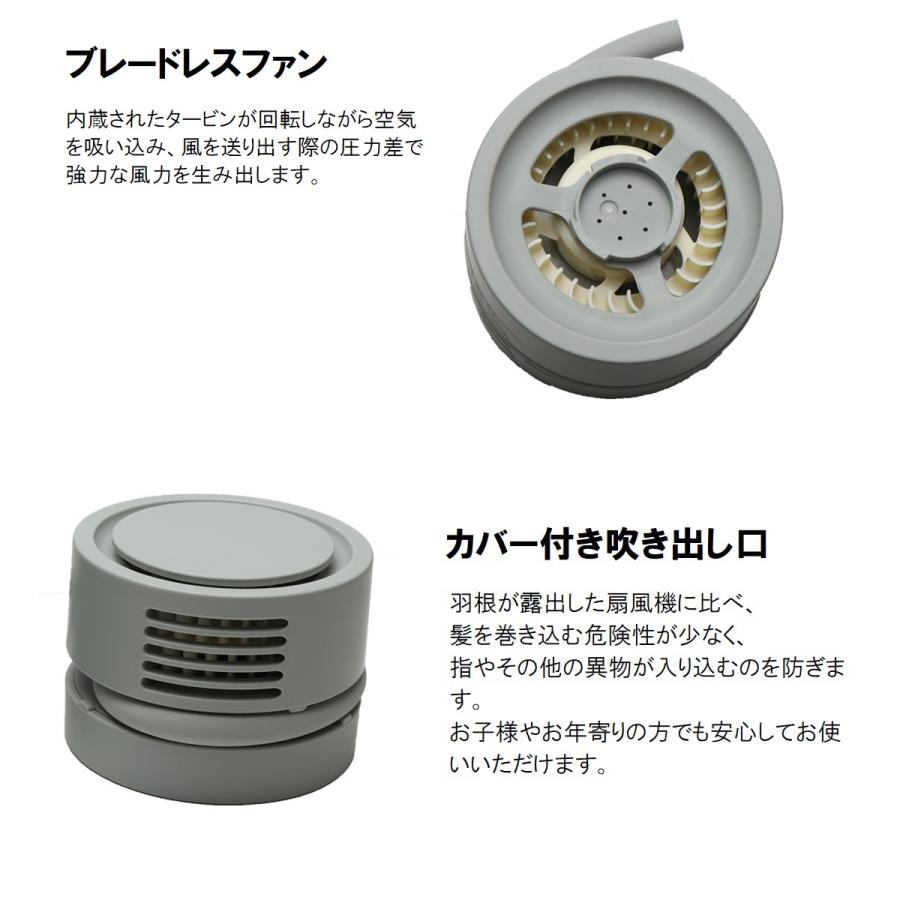 ネックファン 軽量 コンパクト 首掛け扇風機 羽根なし 静音 ハンズ