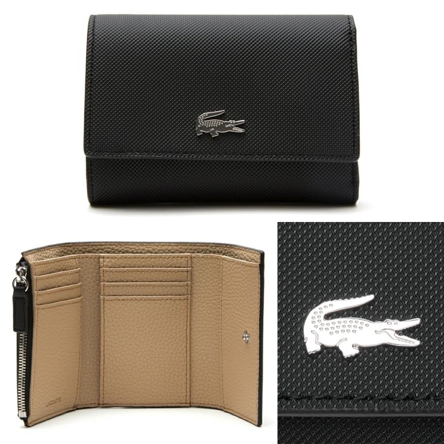 ラコステ　財布　プレゼント用 LACOSTE（ラコステ） 長財布 メンズプレミアム ラウンドファスナー