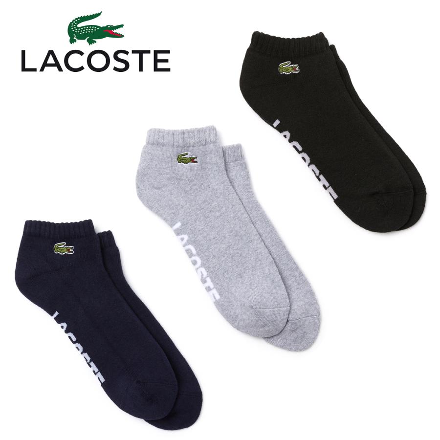 Lacoste ソックス 靴下 ブラック グレー ネイビー コットン 綿 メンズ レディース Ra61 ローカット ショート Ra61 腕時計の038net 通販 Yahoo ショッピング