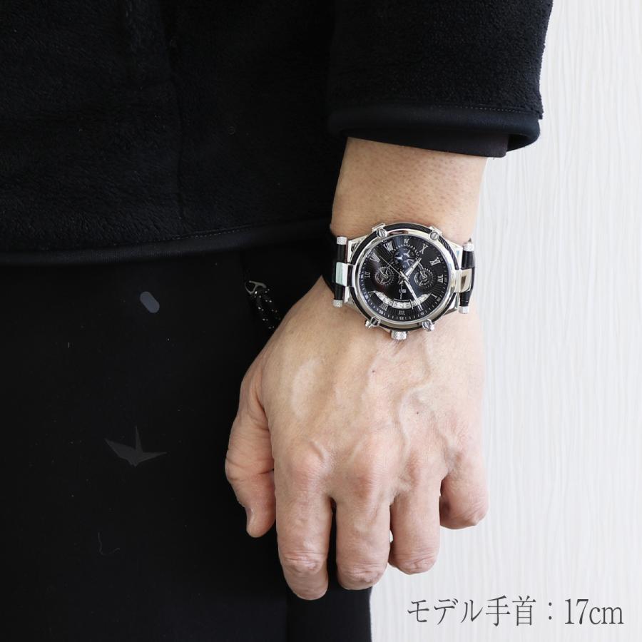 サルバトーレマーラ クロノグラフ 腕時計 Salvatore Marra SM18102 クロノ ストップウォッチ 多針 アナログ ビジネス 日付 カレンダー レザーベルト 革 男性の画像