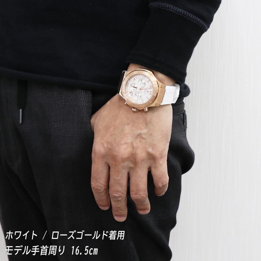 サルバトーレマーラ クロノグラフ オクタゴン 八角形 Salvatore Marra SM23106 メンズ ブラック ホワイト ピングゴールド 男性  腕時計 多針アナログ 日付