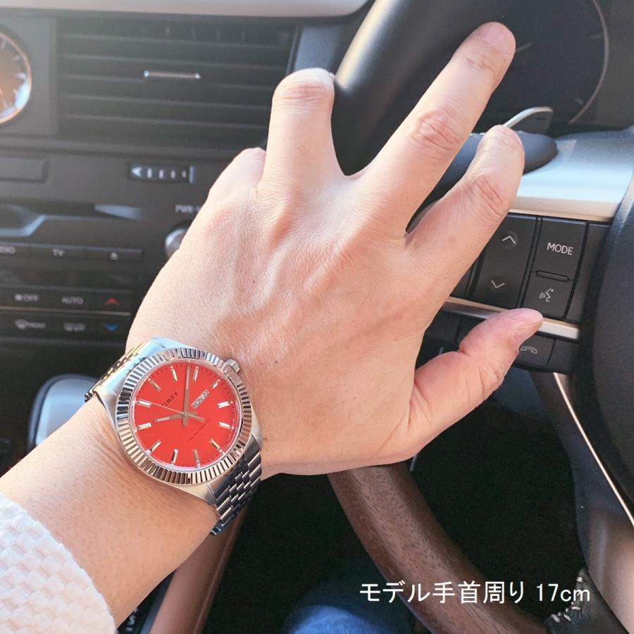 timex タイメックス 時計 Waterbury Legacy ウォーターベリー レガシー メンズ 男性 TW2V17900 ディープオレンジ 曜日 日付 アナログ ステンレス｜around｜03