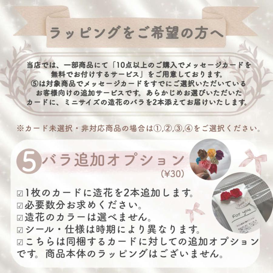 【購入者限定】ギフトラッピング/メッセージカードオプション プレゼント ギフト 誕生日 母の日 父の日 バレンタイン ホワイトデー クリスマス |  | 03