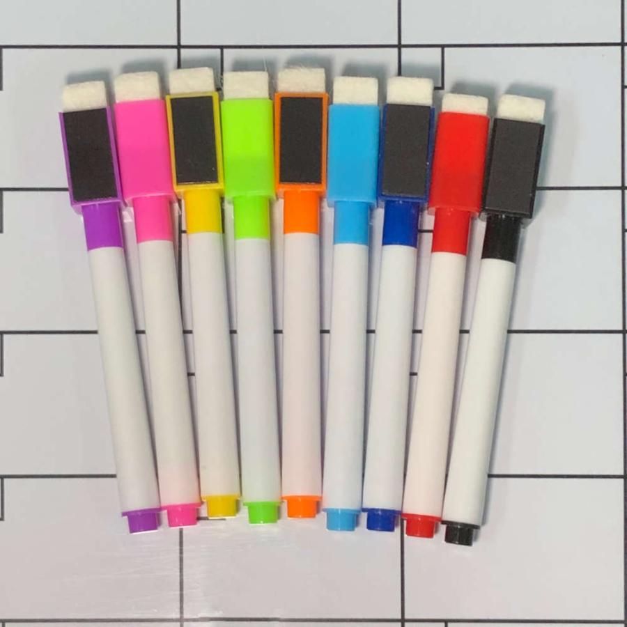 ホワイトボード用マーカー9色セット キャップに磁石とイレーザー付き 消せる カラフル マーカーペン 白板 カラーボード イレーザ かわいい Arp Arpacker 通販 Yahoo ショッピング