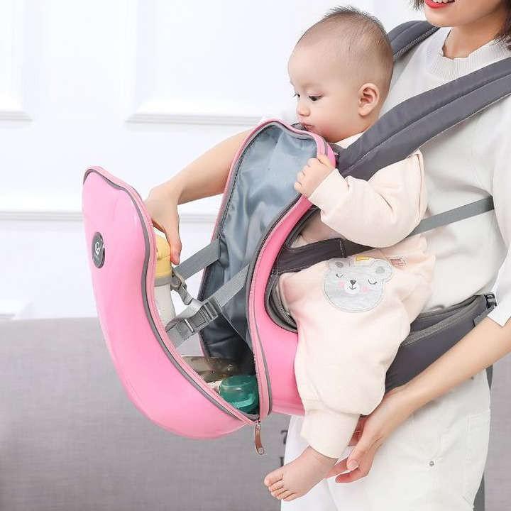 【特価＊在庫限り】ワーママやアウトドアママが安心できるスーツケース素材のキャリア。パパでもOK。 機能的 軽い 頑丈 抱っこ おんぶ 荷物 旅行 帰省 イベント |  | 02