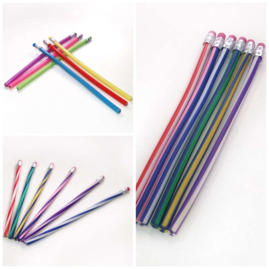 6本 手をペンに合わせるのではなくペンが手の位置にすっぽり収まる フレキシブル鉛筆 柔らか くねくね 曲がる 鉛筆 消しゴム Arp 5045 Arpacker 通販 Yahoo ショッピング