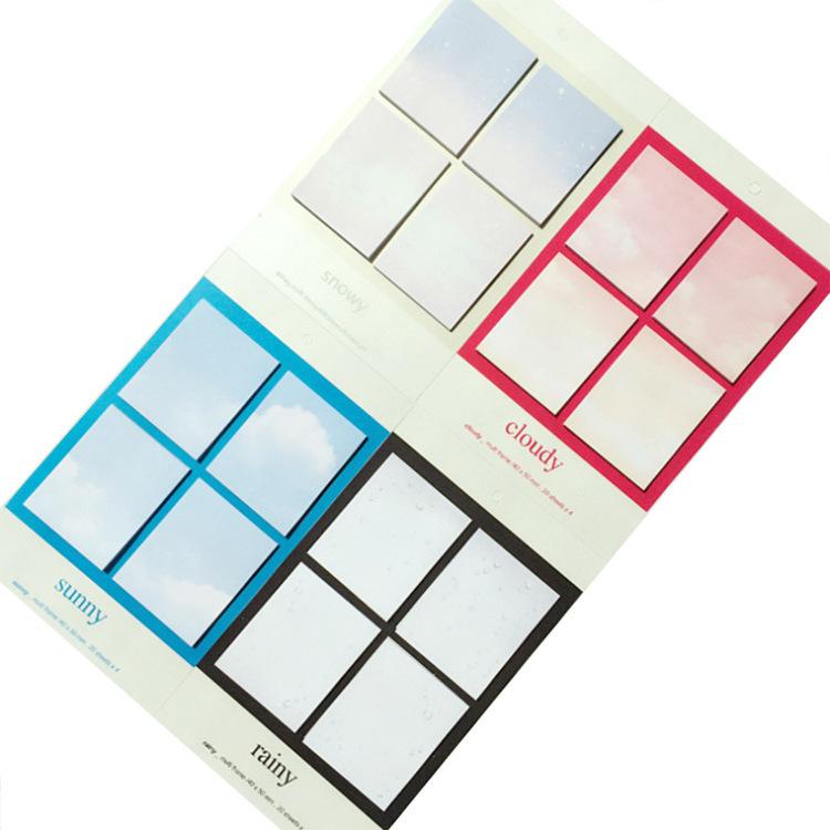 4種セット 窓枠を通して空を見上げたような エモい付箋 天気や感情で使い分けて かわいい おしゃれ エモい 文具 窓 アイデア 雲 雨 Arp 5127m Set Arpacker 通販 Yahoo ショッピング