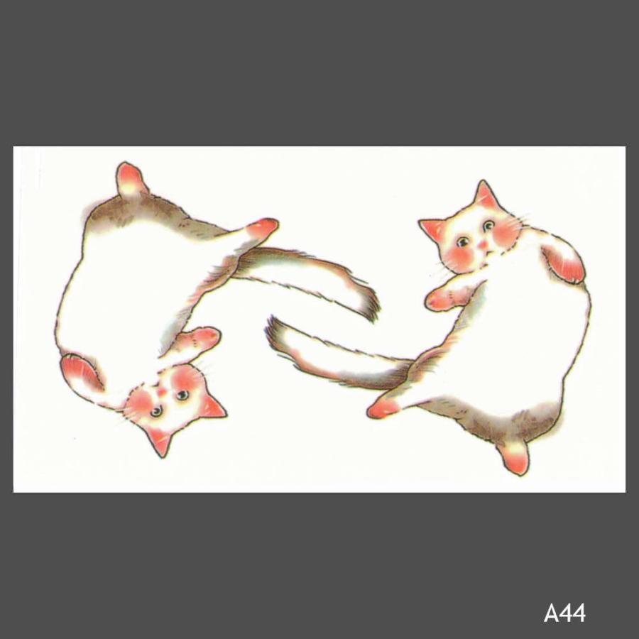 猫イラストのタトゥーシール 猫好きをアピール 水で簡単転写 腕や顔に Tatooシール ボディシール フェイスシール フェス イベント ライブ アクセサリ Arp 53ct Arpacker 通販 Yahoo ショッピング