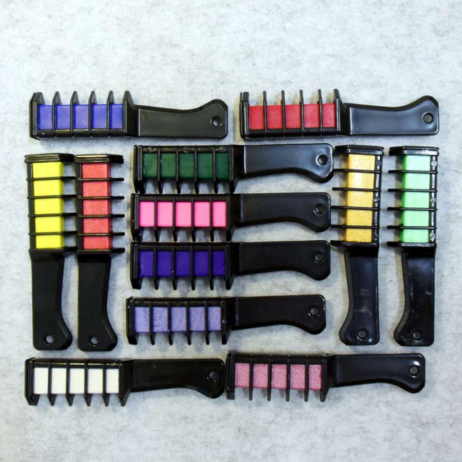 ブラシにチョークをセット 手を汚さずに着色できるヘアチョーク 全12色 ヘアカラー ヘアマニキュア 1日だけ 水落ち 原色 ピンク Arp 5306 Arpacker 通販 Yahoo ショッピング