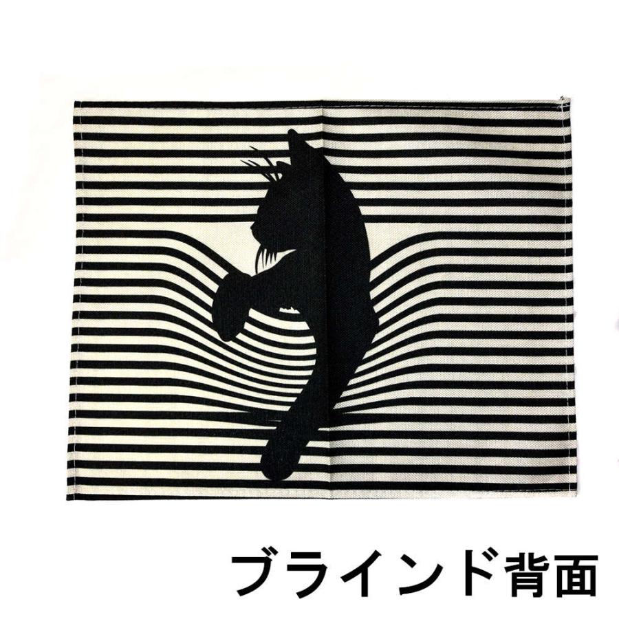 a.＊ランチョンマット　ねこちゃんシルエット　オーダーページ 猫イラストがスタイリッシュなランチョンマット。モノクロでシックな
