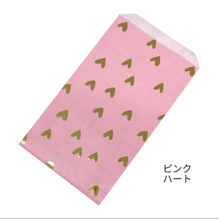 5枚セット 箔押が高見えするペーパーバッグ。お菓子や小物のギフトに。 ペーパーフラットバッグ 紙袋 封筒型 ギフトバッグ おすそわけ袋 クラフト ラッピング |  | 03