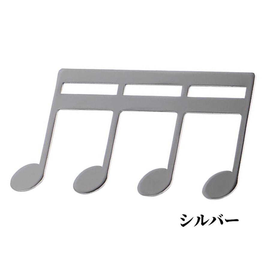 十六分音符が楽譜をしっかりホールド。スマートなページオープナー