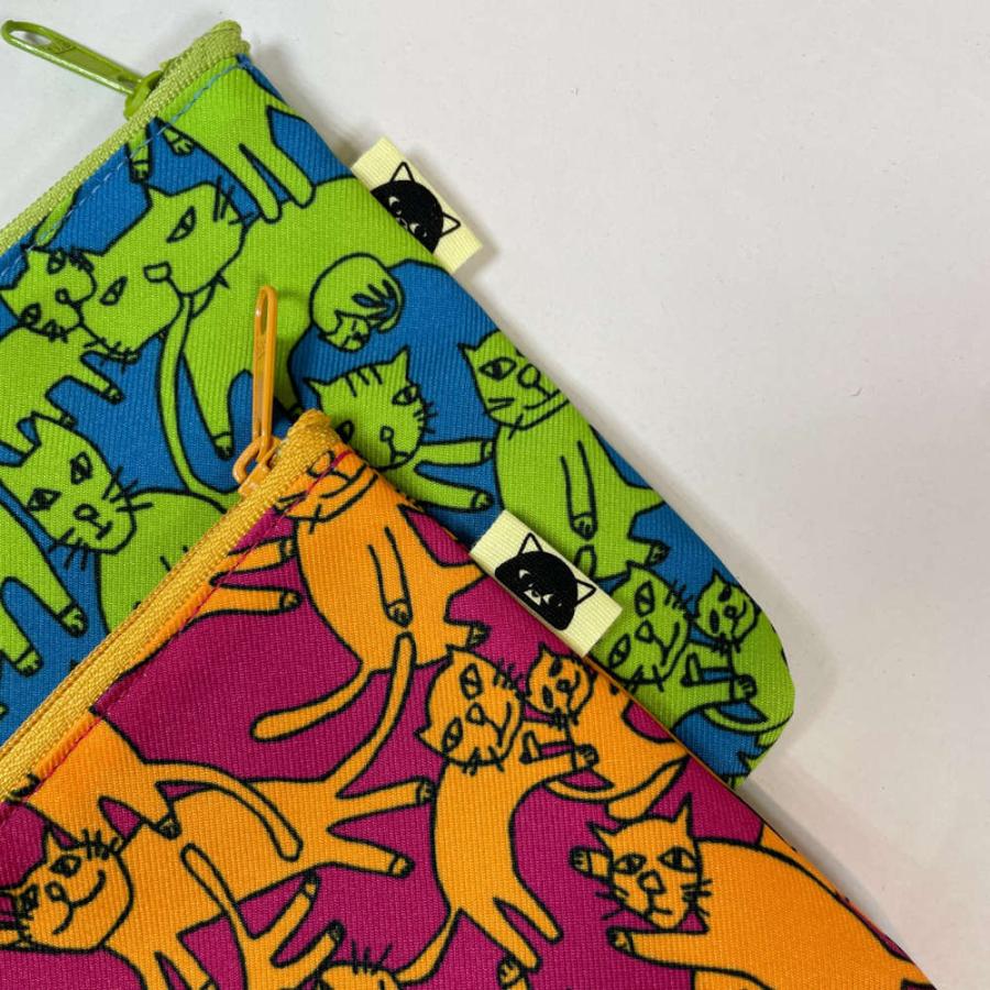 巾着、ペンケース、カード入れとポーチの4点セット。人と被らない個性派デザインで周りと差をつけて。 ねこ 新生活 入園 入学 新生活 収納 整理 プレゼント |  | 06