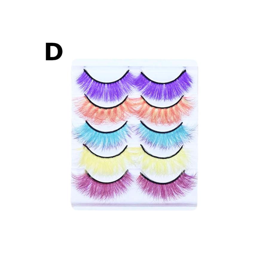 5ペアセット】周りと差がつくビビッドカラーで華やかなカラー