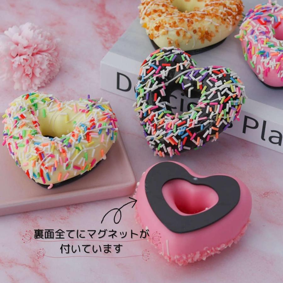 6個セット】大きなドーナツマグネット。冷蔵庫もポップに可愛く