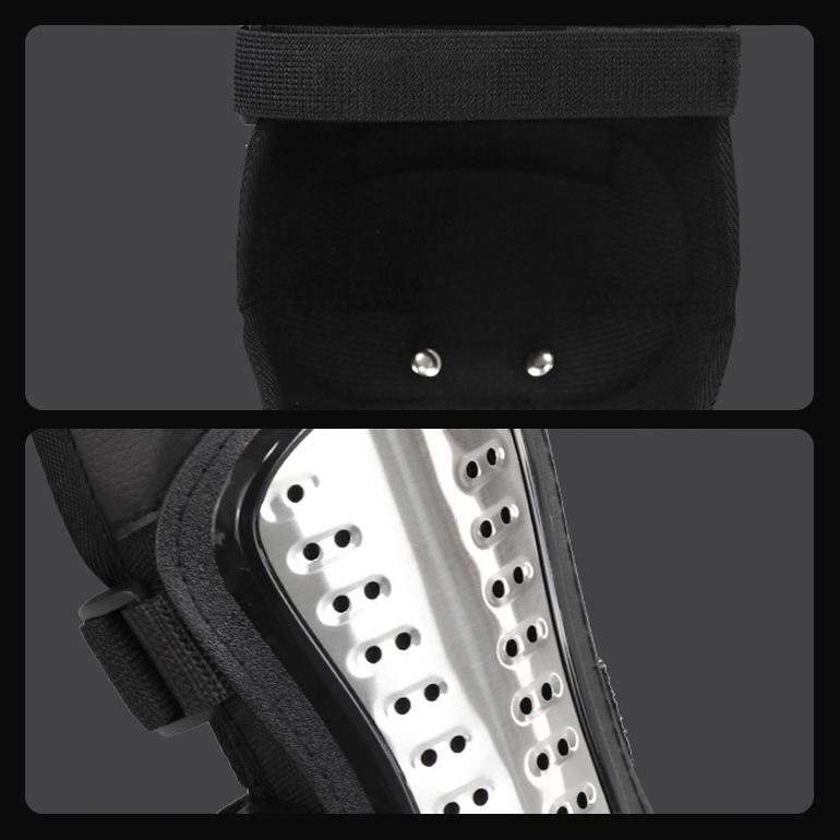 バイク プロテクター 肘 脛 膝 軽量 膝スネガード 肘ガード ステンレス