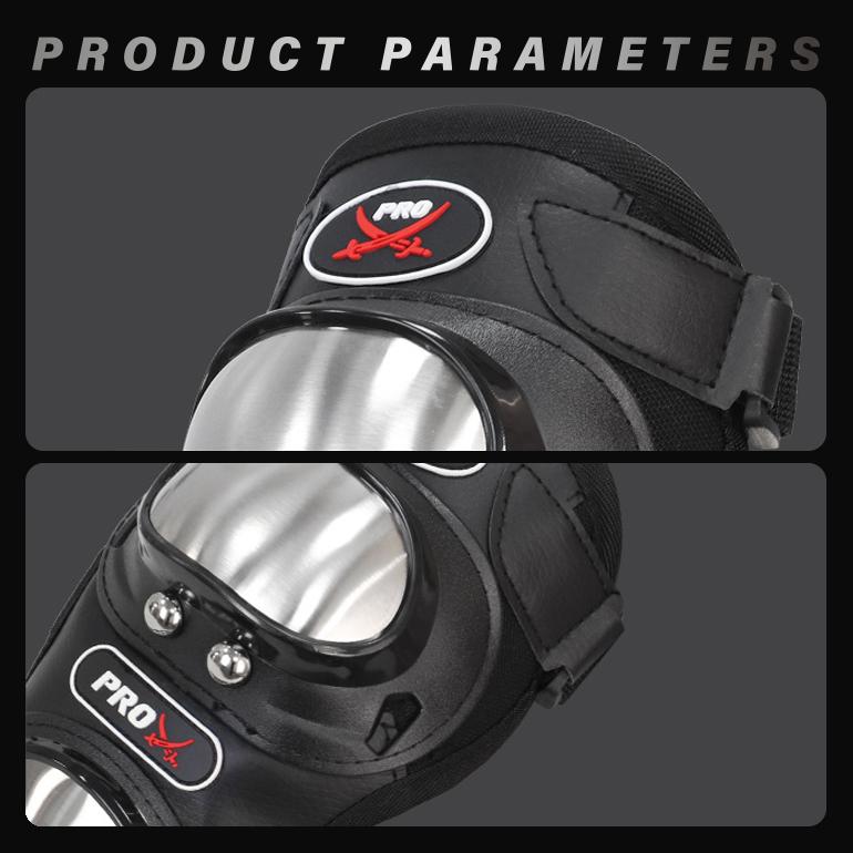 バイク プロテクター 肘 脛 膝 軽量 膝スネガード 肘ガード ステンレス