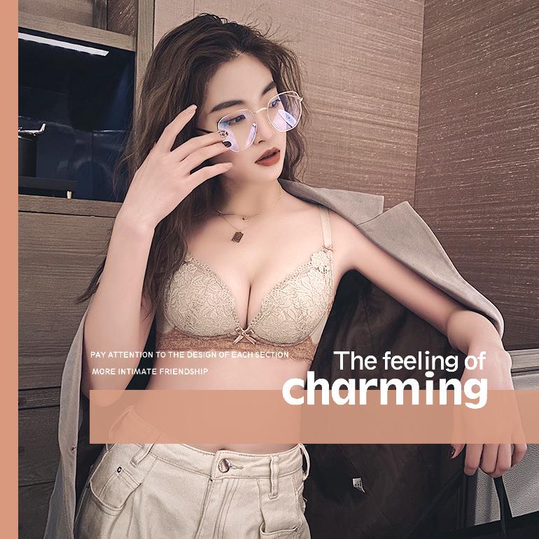 盛れる ブラジャー ノンワイヤー ブラ＆ショーツセット 育乳ブラ 盛り 脇高 脇肉 美胸 ブラ レースブラ 補正ブラ ホールド 小胸 谷間 大人 可愛い 上下 |  | 14