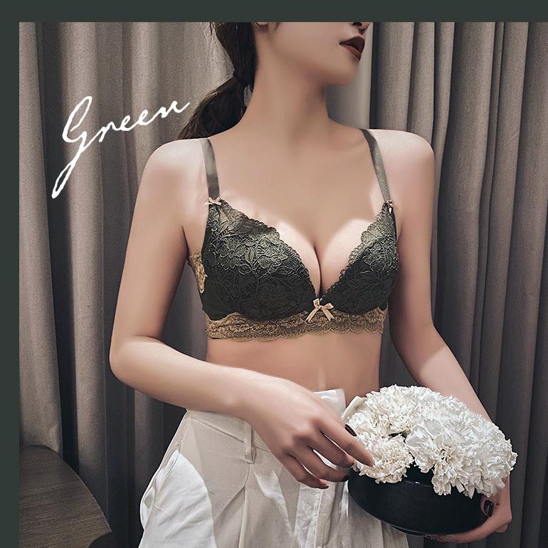 盛れる ブラジャー ノンワイヤー ブラ＆ショーツセット 育乳ブラ 盛り 脇高 脇肉 美胸 ブラ レースブラ 補正ブラ ホールド 小胸 谷間 大人 可愛い 上下 |  | 18