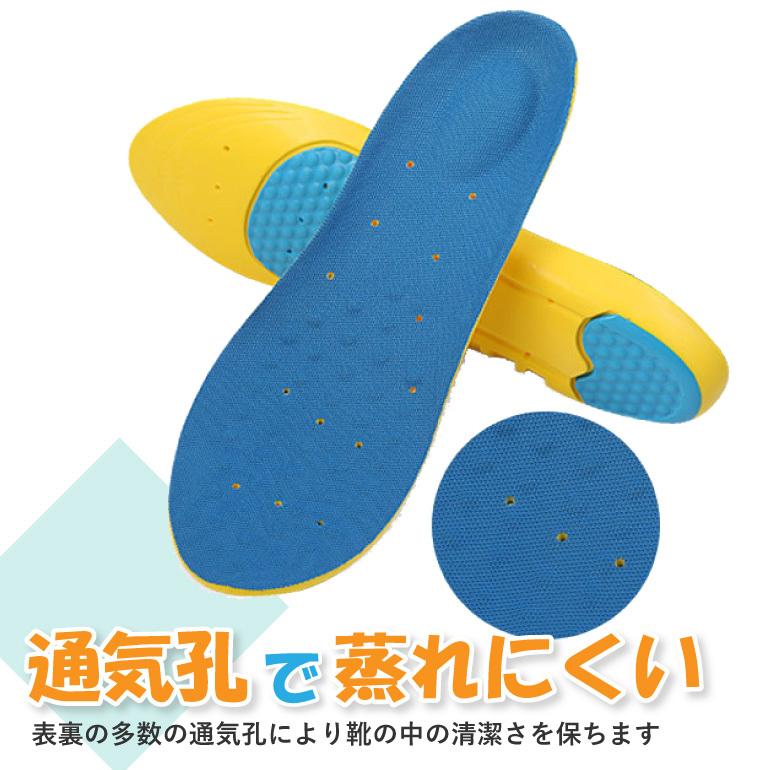 ジェルインソール 中敷き インソール 3Dゲル 疲れ軽減 衝撃吸収 防臭対策 抗菌 低反発 ランニング トレーニング 蒸れにくい 軽量 通気性 クッション性 |  | 05