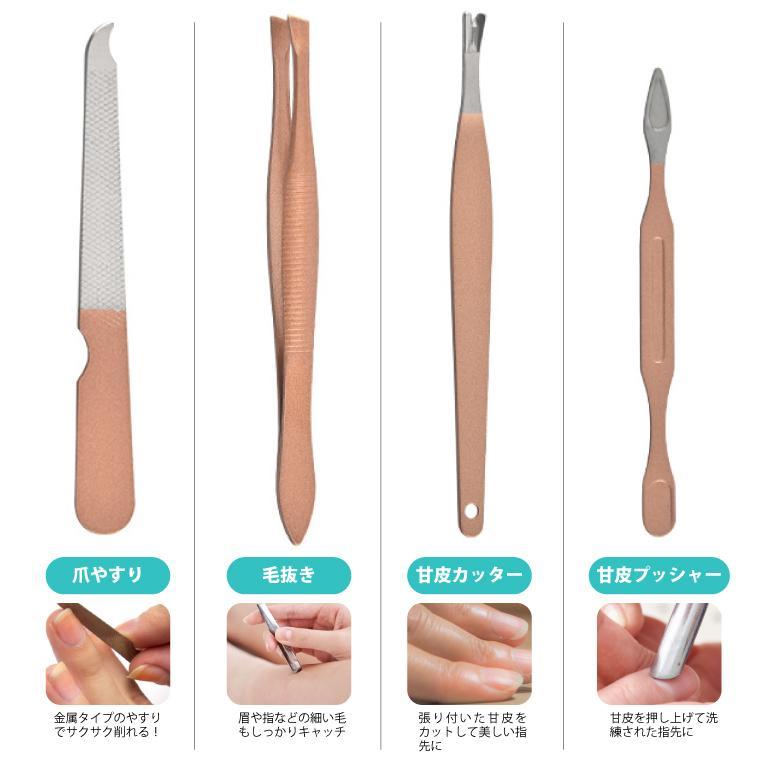 爪切りセット 12点セット グルーミング ネイルケア 爪切り 耳かき