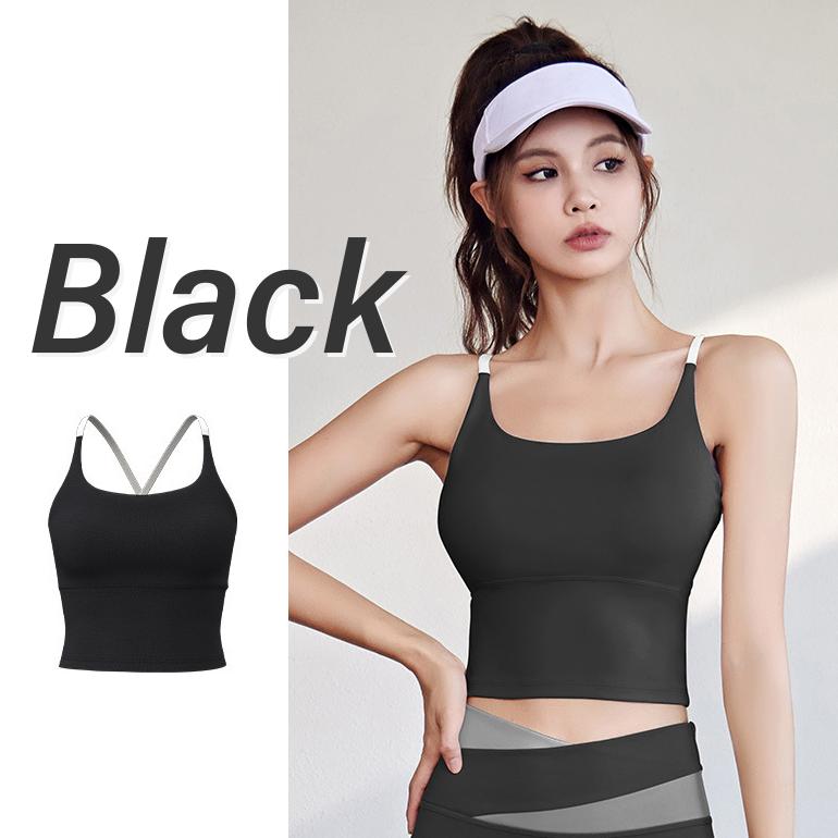 ヨガウェア トップス カップ付 ブラトップ レディース スポーツウェア