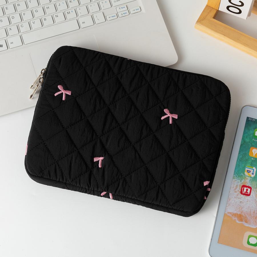 韓国風おしゃれ刺繍PCケース 11/13/15インチ対応 クッション保護付き