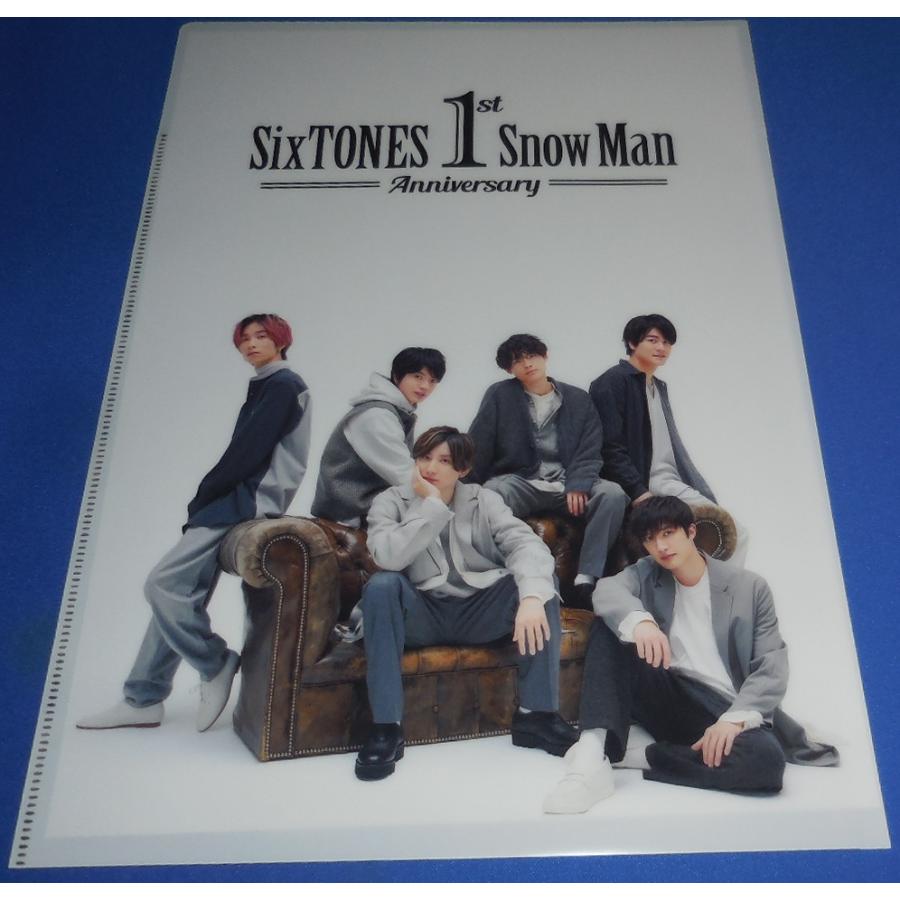 スノスト「SixTONES Snow MAN 1st Anniversary」公式Wクリアファイル