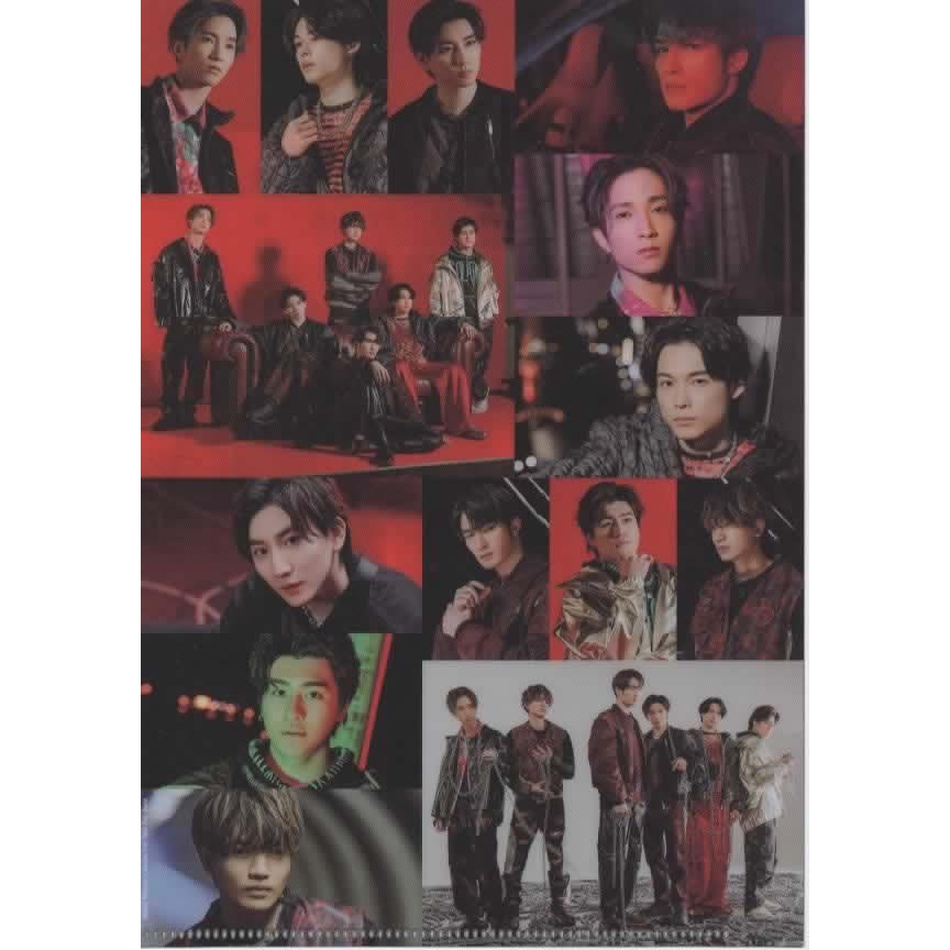 SixTONES クリアファイル「ABARERO」通常盤購入特典 公式グッズ A5