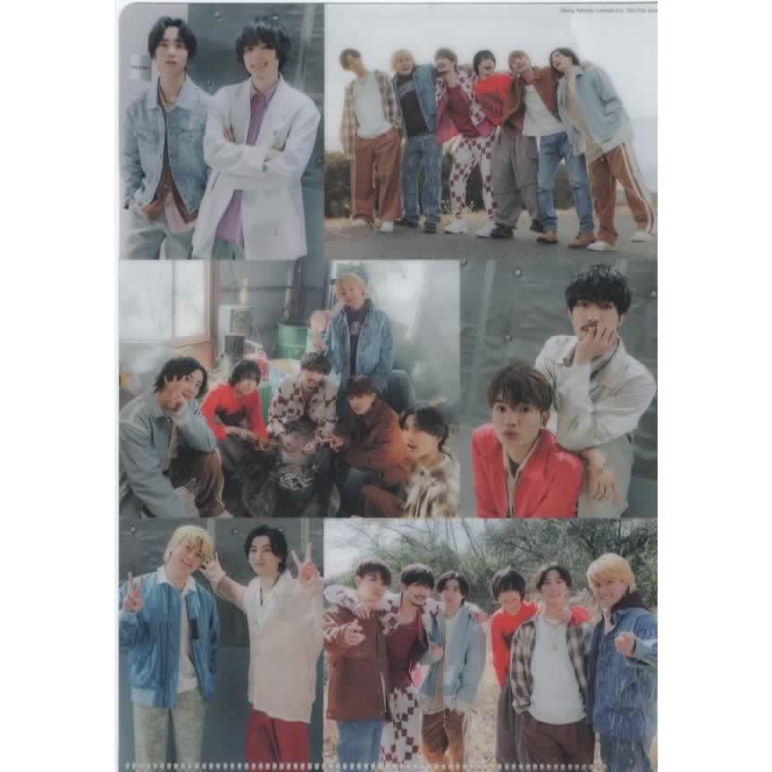 SixTONES クリアファイル「音色」通常盤購入特典 公式グッズ A5サイズ