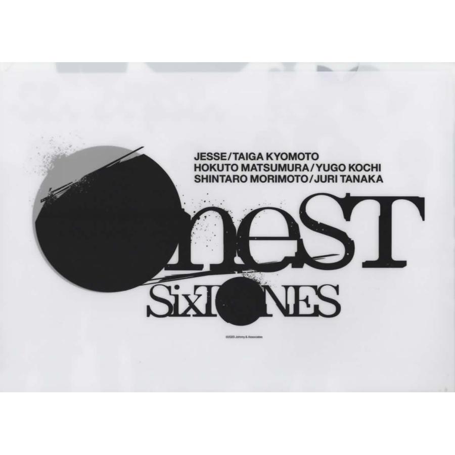 SixTONES クリアファイル「On eST」公式グッズ A4サイズ