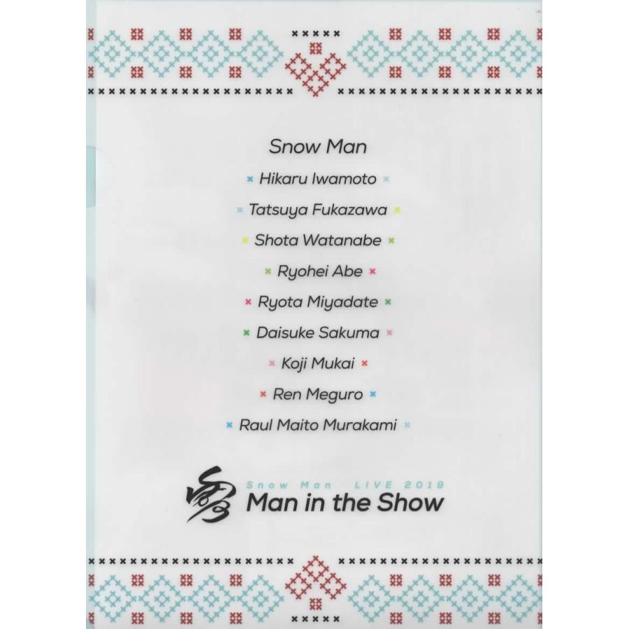 Snow Man(スノーマン) クリアファイル「雪 Man in the Show」2019 公式