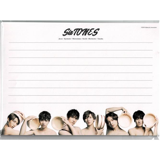 SixTONES 公式グッズ レターセット「少年たち To be 2019」 :g-sixlesy:アレイズブック・ヤフーSHOP - 通販 -  Yahoo!ショッピング