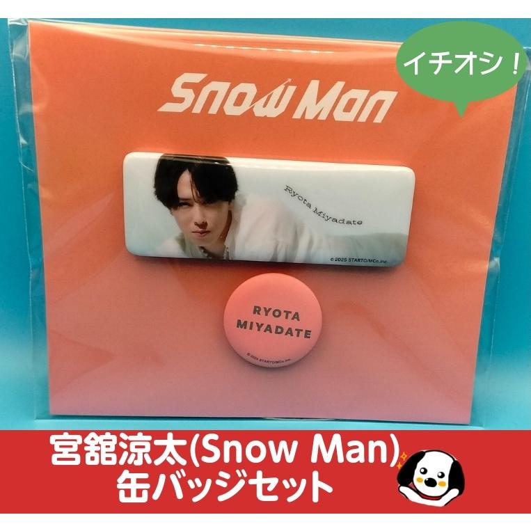 宮舘涼太 アクスタ 缶バッジ セット 宮舘涼太 缶バッジセット ファミクラストア スクエア型 Snow Man